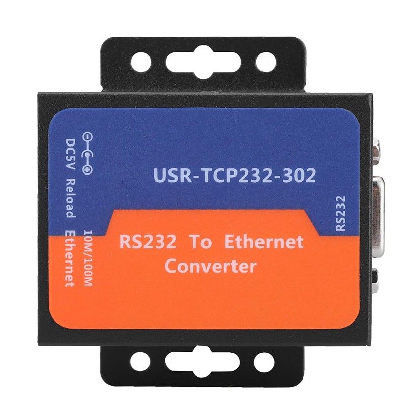 EBTOOLS Mini Servidor Serie, Convertidor RS232 a Ethernet TCP/IP con