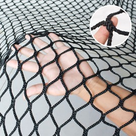 KACQIHTU Safety Net Protection Rope Net Baseball Net Kids Pet Stair Balcony Protection Net Baseball Softball Backstop Nets Knotless Polyester Sports Netting Black