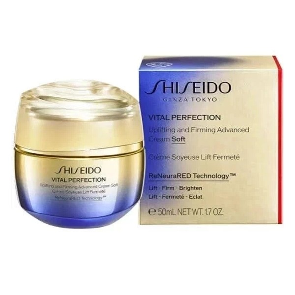 Branded Shiseido Vital Perfection Uplifting and Firming ADVANCED soft Cream