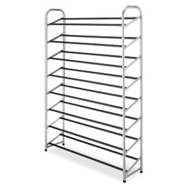 Whitmor 8 Tier Shoe Tower - 40 Pair - With Non-Slip Racks