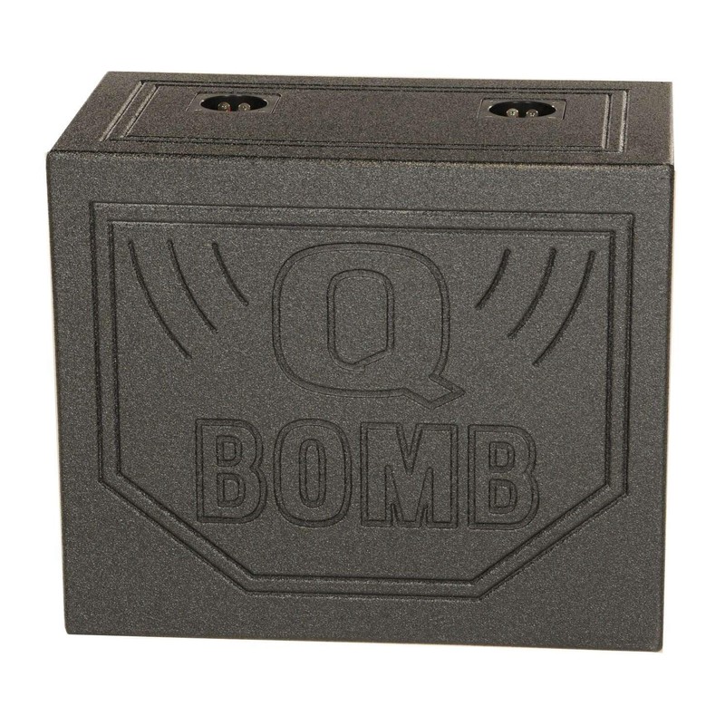 Q Power Dual 10 Inch Vented Triangle Ported Wood Subwoofer