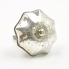 Mottled Silver Star Glass Knob, Pull, Handle, for Cupboards, Doors,