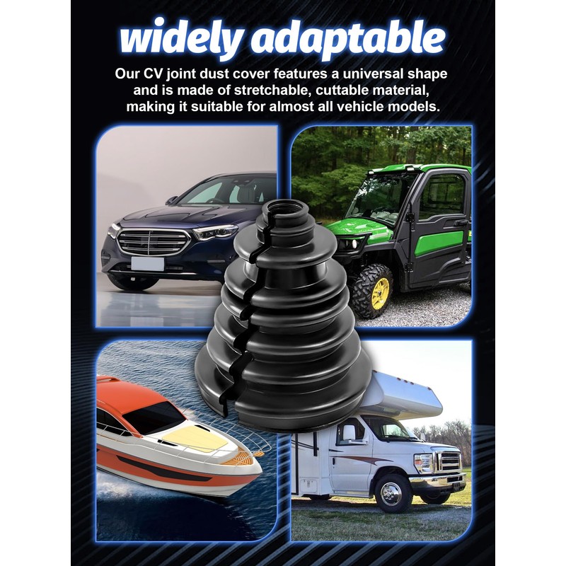 CVS18 CV Boot Split Constant Velocity Joint Gaiter Boot Replacement