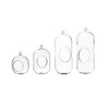 WGV Hanging Glass Plant Terrarium Bulk, Width 5", Height 6",
