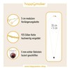 happymaker - Halskette Damen Silber 925, vergoldete Silberkette mit Geburtsstein