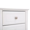 Bonnlo Upgraded White Night Stands for Bedrooms Set of 2,