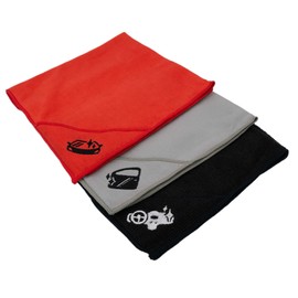 D&W The Motion Corporation DuW Microfasertücher 3er Set | rot/grau/schwarz 40x30 cm | Innenraum, Lack, Glas | Autopflege für den Alltag | Lackpflege, Glasreinigung, sauberes Cockpit