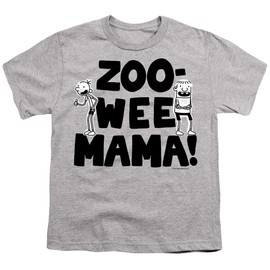 Popfunk Diary of a Wimpy Kid Zoo Wee Mama! Kids T Shirt (Small) for Youth Toddler Boys and Girls,Athletic Heather