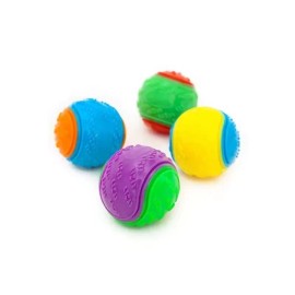 Fenidog High quality dog squeaky tennis ball for your fury friend. Pack of 4