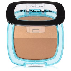 L'Oréal Paris Infallible Pro Glow Pressed Powder, Cocoa, 0.31 oz.