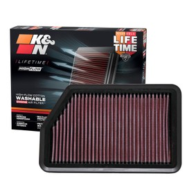 K&N Filtro de Aire del Motor, Filtro de Repuesto