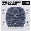 Tough Headwear Beanie for Women - Warm Chunky Cable Beanie