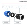 Kirchhoff Fitting transition piece with external thread, 25 mm x