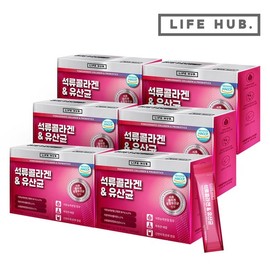 LifeHub 라이프허브 석류콜라겐 & 유산균 6세트 (2g x 180포) Life Hub Pomegranate Collagen & Probiotics 6 Set (2g x 180 Packs)