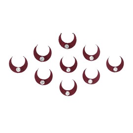 Comet Busters Maroon Moon Bindi With Stone