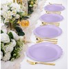 HEIPINIUYE 25 Pieces Light Purple Paper Plates 7 Inch Lavender