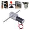 24V Dual Shaft Metal Gearbox Turbo Worm Speed Reduction Gear