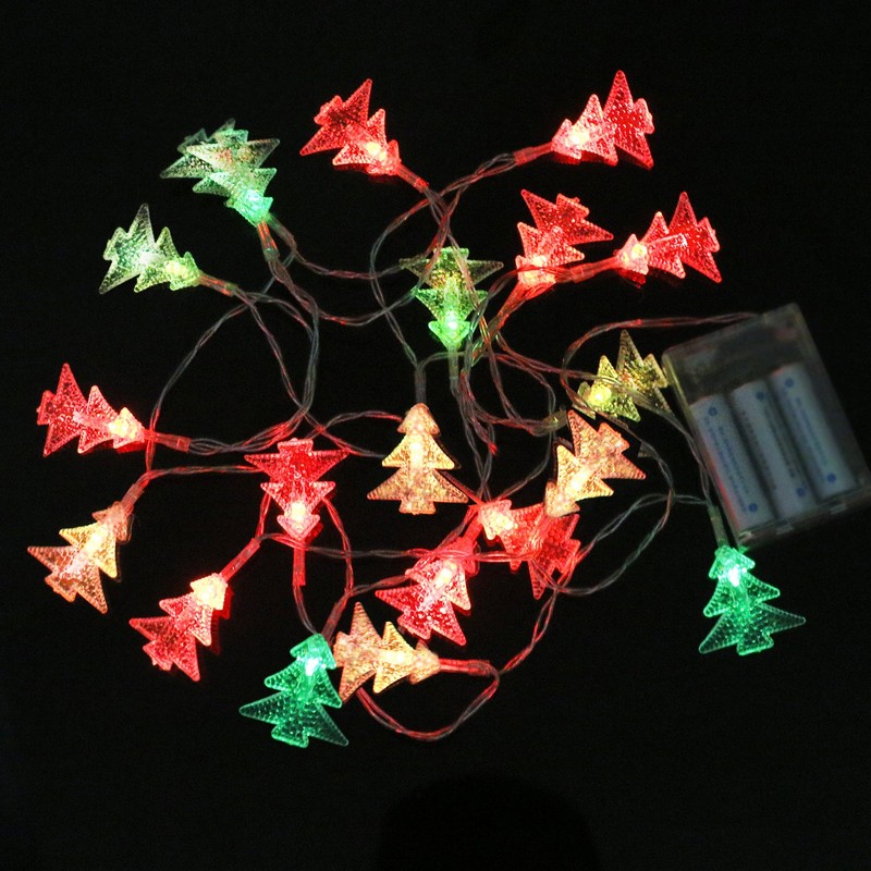 TRIXES Colourful Christmas Lights - Xmas Tree Decorations for Your