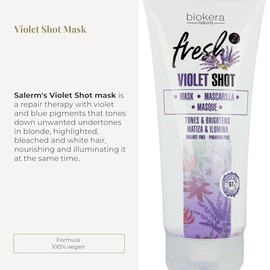Biokera Natura Fresh Violet Shot Mask, 6.76 Ounce/200 ml