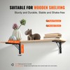 VEVOR Folding Shelf Brackets, 24" Heavy Duty Shelf Brackets, Brackets