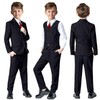 Striped Boys 3pcs Suits Sets Kids, Boys Party Prom Suits,