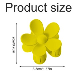 LuLiyLdJ 6 Pieces Mini Flower Hair Clips Mini Flower Claw Clips Mini Plastic Hair Clips for Women Girls Birthday Wedding Party Decoration Hair Accessories