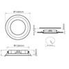 Trio Leuchten Core 652610106 - Faretto da incasso a LED,