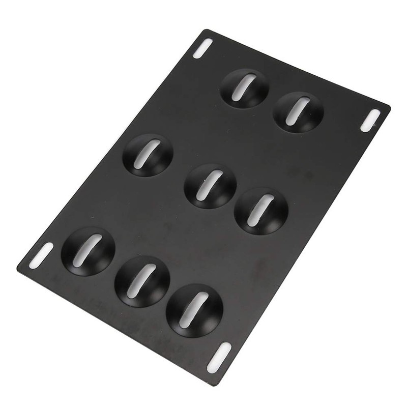 Hlyjoon Tow Hook Number Plate Mounting Bracket Car Front Bumper