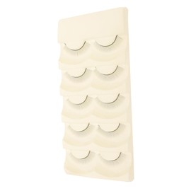 FRCOLOR 5 Pairs Eyelash Practice Hair Lash Supplies Lash Extension Kit for Beginners Eyelash Extension Kit Practice Lash Strip Lash Extension Strip Eyelashes Chemical Fiber Black