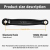 Fahibin 2 x bicycle crank arm for road bikes, mountain