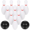 NUOBESTY Kids Bowling Balls Set Includes 10 Pins and 2