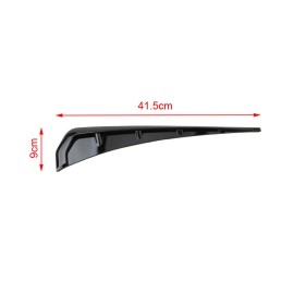 Unbranded 2Pcs Sport Glossy Black Front Soft Side Bumper Airfoil Car Accessories Universal