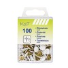 K3T K3T 48090 Reißnägel 100er Packung, Farbe weiß