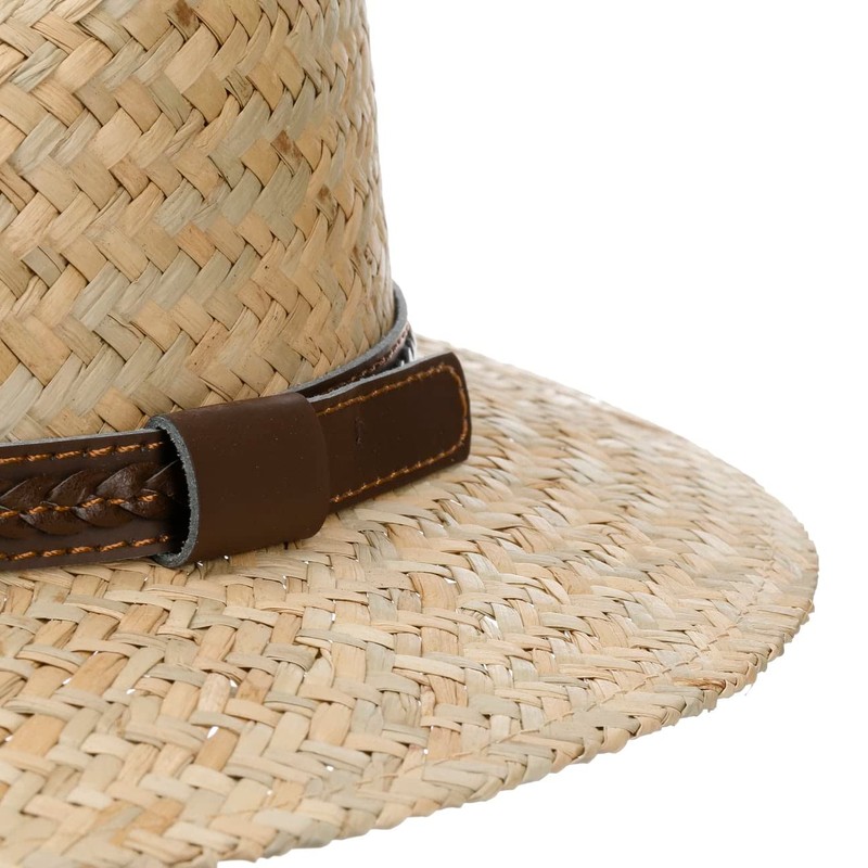 Lipodo New Steven Traveller Straw Hat - Natural Colour Hat