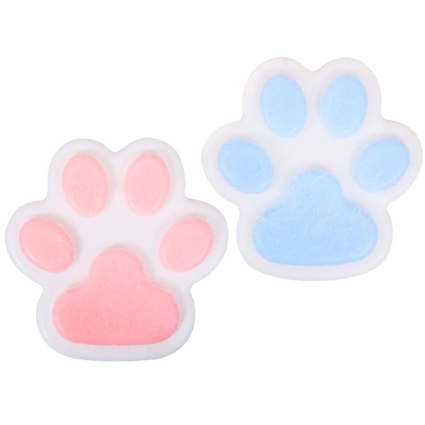 2pcs Big 5.5in Thin Squishy Cat Paw Squeeze Toys,Cat Paw