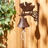 Pig With Wings Cast Iron Bell, 6.69x3.82x7.87"