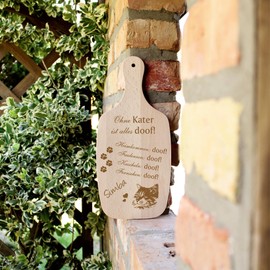 Dekolando Cat Decoration Sign Gift Maine Coon Cat Head – Everything Doof- Decorative Cat Lover Cat Cat Fan Cat Signs Cat Friends