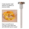 Diamond Cut Flywheel Shank Jewelry Cutting Engraving Making Accessory (135deg)