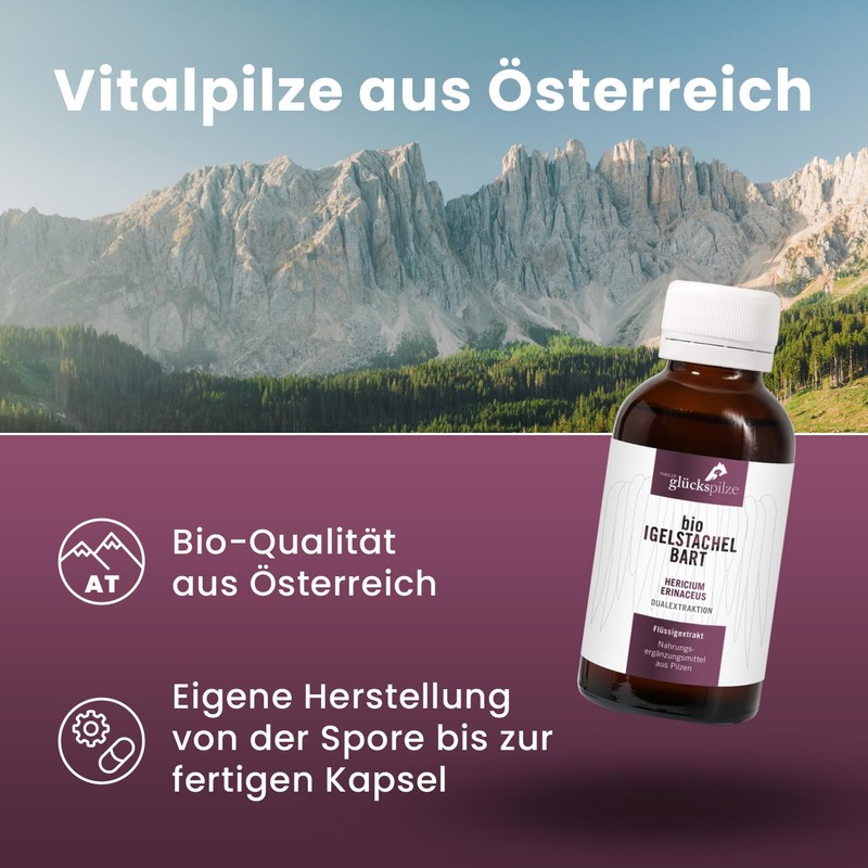 Bio Hericium Liquid Extract Highly Concentrated – Dual Extract on