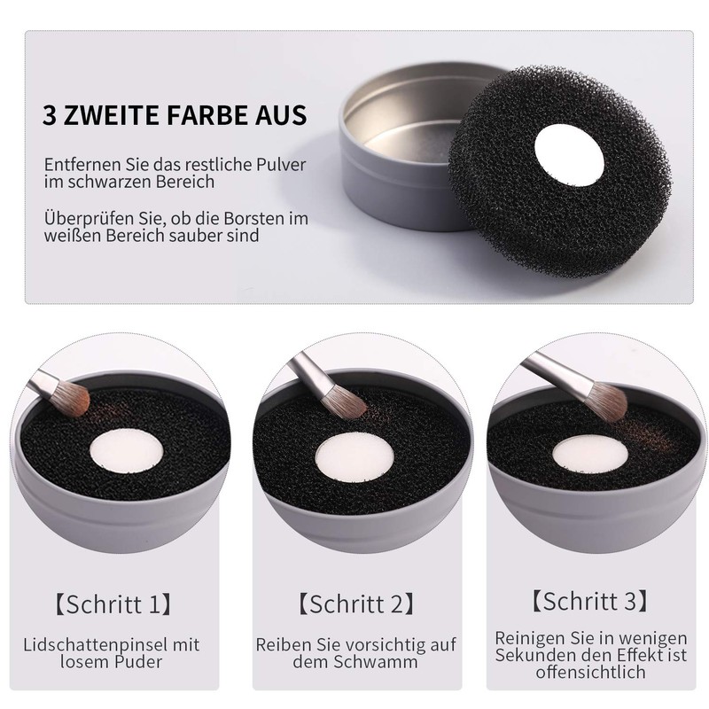 MSQ Make-Up Brush Cleaner Brush Cleaner Cleaning Quick Colour Changing