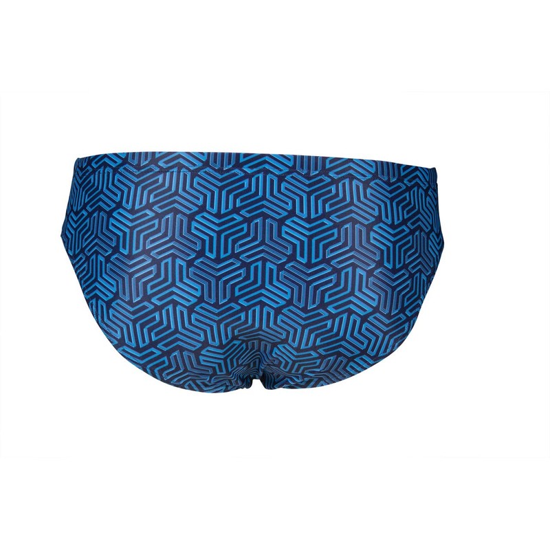 arena Mens Briefs Seasonal Print 3" Athletic Training Swim Trunks