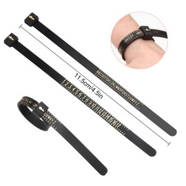 Flycppo Ring Size Measurement Tool,4 PCS Rings Size Measure Tool Finger Gauge Kit for Measuring Rings Diameters,Finger Gauge,Jewelry Making