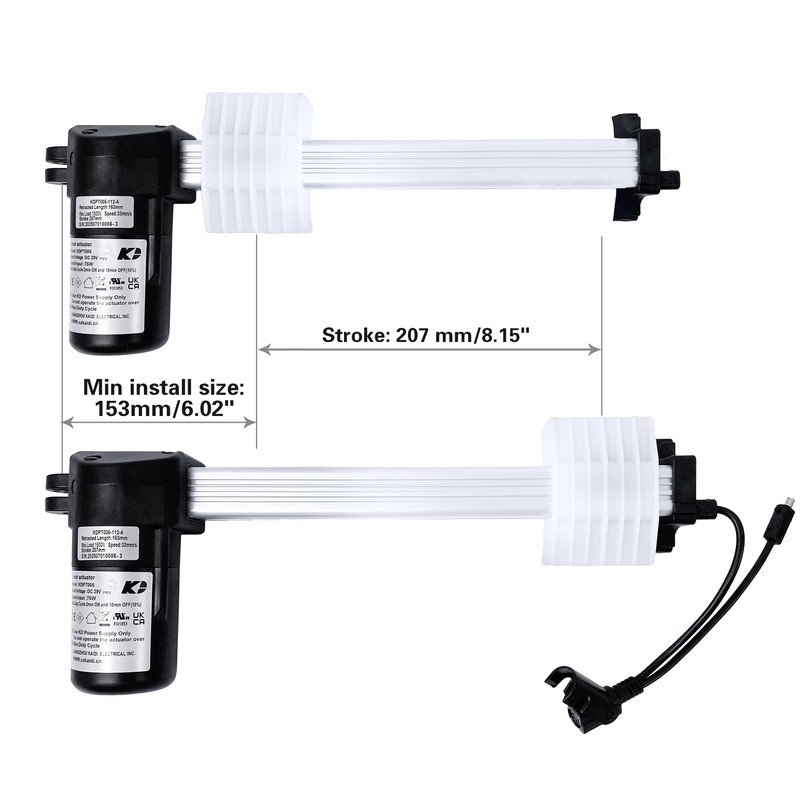 Linear Actuator Kaidi Model KDPT005-112-A Power Recliner Lift Chairs Motor