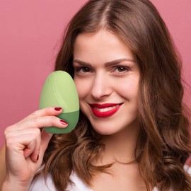 Ice for Face,Eye Puffiness Massager - Face Tightening Ice Massager Mold Egg Shaped for Skin Care Routine Spa Morning Night Post-workout Gym Recovery Home