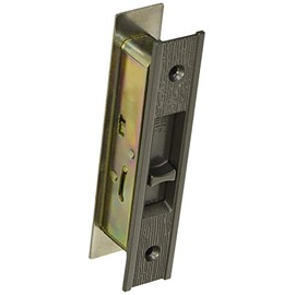 West (West) WEST Universal Replacement Sliding Door Lock, 3-Key Set, Bronze, 324-S1805-BT, 1 Set
