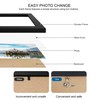 Hongkee 13x39 Puzzle Frame 2 Packs, Real Glass and Black
