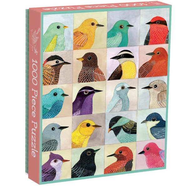 Galison Avian Friends 1000 Piece Jigsaw Puzzle