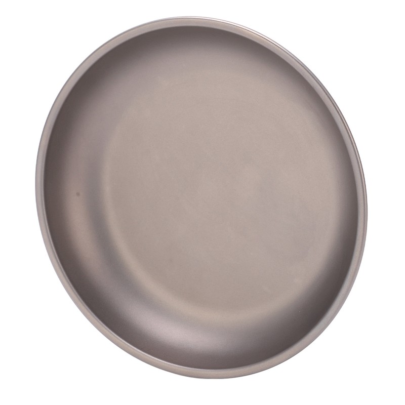 Pure Titanium Saucer Dishes Outdoor Tableware Camping Hiking Plates Cutlery