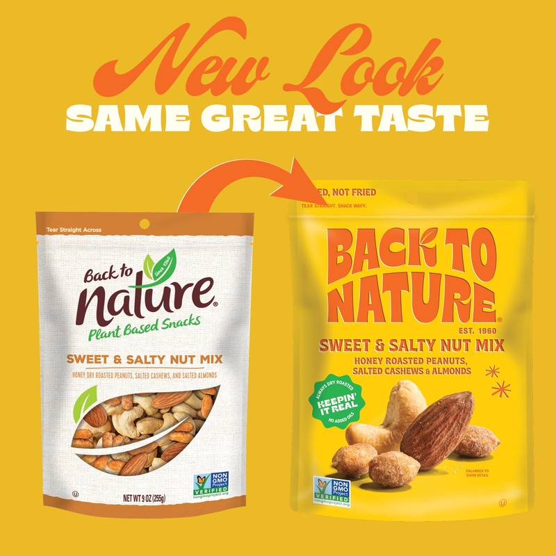 Back to Nature Sweet & Salty Nut Mix, Honey Roasted