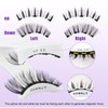 Magnetic Eyelashes Natural Look 4 Pairs Magnetic Lashes with Applicator